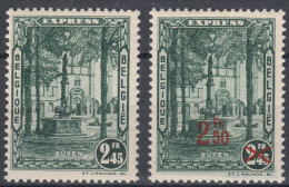 Belgium 1931/1932 Mi#304,325 Mint Heavy Hinged - Unused Stamps