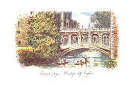 72785703 Cambridge Cambridgeshire Brigde Kuenstlerkarte Cambridge Cambridgeshire - Sonstige & Ohne Zuordnung