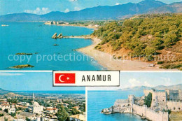 72748133 Anamur Panorama Kueste Festung Anamur - Turquie