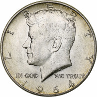 États-Unis, Half Dollar, Kennedy Half Dollar, 1964, Denver, Argent, SUP, KM:202 - 1964-…: Kennedy