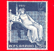 Nuovo - MNH - SAN MARINO - 1969 - Il Buon Governo, La Pace - Ambrogio Lorenzetti - 50 - Neufs