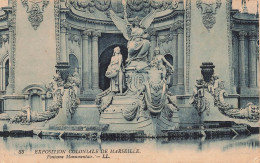 FRANCE - Exposition Coloniale De Marseille - Fontaine Monumentale - LL - Carte Postale Ancienne - Unclassified