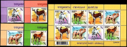 BELARUS 2024-01 FAUNA: Domestic Baby Animals. CORNER Set And Souvenir Sheet, MNH - Ferme