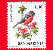 Nuovo - MNH - SAN MARINO - 1972 - Fauna Avicola - Uccelli - Birds - Ciuffolotto - Pyrrhula Pyrrhula - 10 - Unused Stamps