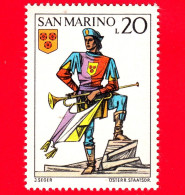 Nuovo - MNH - SAN MARINO - 1973 - Balestrieri - Trombettiere E Stemma Fiorentino - Uniformi - 20 - Unused Stamps