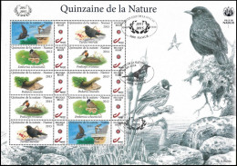 DUOSTAMP/MYSTAMP**+°CTO -  Quinzaine De La Nature Namur 2015 - BUZIN - 5 X** + 5X° CTO - Obl Spéciale - Swallows