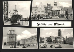 41535390 Wismar Mecklenburg Vorpommern Hafen Schiff Marktplatz Wasserkunst Alter - Wismar