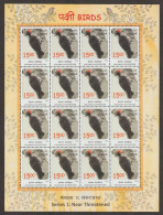 India 2016 Near Threatened Birds Andaman Woodpecker MINT SHEETLET Good Condition (SL-127) - Unused Stamps