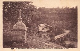 FRANCE - Fresseline - La Fontaine Saint Julien Et Le Moulin Au Pont De Vervy - Carte Postale Ancienne - Sonstige & Ohne Zuordnung