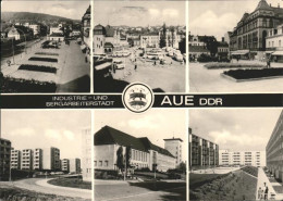 41534256 Aue Erzgebirge Markt Karl Marx Platz Neubauten Pieck Schule Aue - Aue
