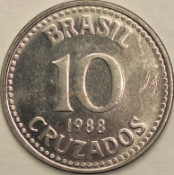 Brazil - 10 Cruzados 1988, KM# 607 (#3263) - Brazil