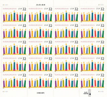 ISRAEL 1996 USA HANUKKAH USA SHEET JOINT ISSUE WITH ISRAEL MNH SEE SCAN - Unused Stamps (with Tabs)