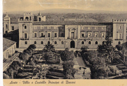 Cartolina Acate ( Ragusa ) Villa E Castello Principe Di Biscari - Ragusa