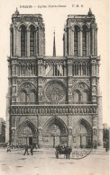 FRANCE - Paris - Eglise Notre Dame - TMK- Carte Postale Ancienne - Notre-Dame De Paris