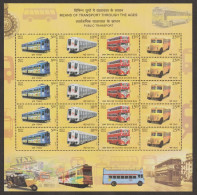 India 2017 Means Of Transport Through The Ages MINT SHEETLET Good Condition (SL-143) - Neufs