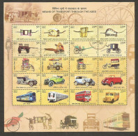 India 2017 Means Of Transport Through The Ages MINT SHEETLET Good Condition (SL-145) - Unused Stamps