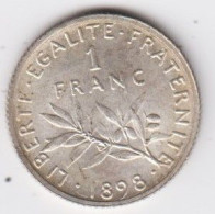 Semeuse  - 1 Franc  1898 - 1 Franc