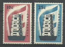 Netherlands 1956 Mi 683-684 Mh - Mint Hinged  (PZE3 NTH683-684) - 1956