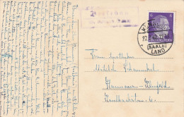 0-4340 KÖNNERN - BEESEDAU, Postgeschichte, Landpoststempel Beesedau über Könnern, 1942 - Bernburg (Saale)