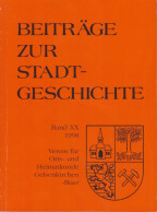 Beiträge Zur Stadtgeschichte Gelsenkirchen-Buer. Band XX. 1998 - Libros Antiguos Y De Colección