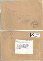 Port Payé - Lettre Pour La Pologne - Retour à L'envoyeur - Cartas & Documentos
