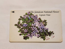 JAMAICA-(83JAMA-(0)-JAM-83A-(0)-Lignum Vitae-(42)-(83JAMA017305)-(J$20)-used Card+1card Prepiad - Giamaica