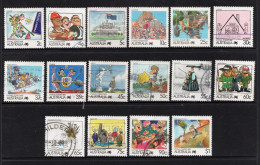 AUSTRALIA 1988   " LIVING TOGETHER "  PART SET  OF (16) STAMPS VFU - Oblitérés