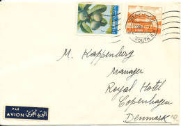 Lebanon Cover Sent Air Mail To Denmark Nice Postmark Beyrouth 17-12-1962 - Lebanon