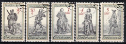 Tchécoslovaquie 1983 Mi 2742-6 (Yv 2561-5), Obliteré - Usados