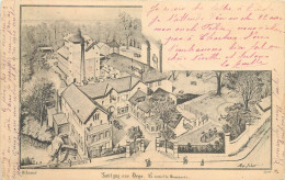 SAINT MICHEL SUR ORGE - La Nouvelle Brasserie, Carte Illustrée Par Max Schott. - Saint Michel Sur Orge