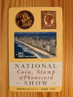 Prepaid Phonecard Australia - National Coin, Stamp & Phonecard Show, Brisbane - Australie