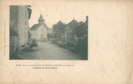 38 MIRIBEL Les ECHELLES - Route De Saint étienne De Crossey - Chapelle De Saint Roch - Autres & Non Classés