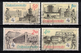 Tchécoslovaquie 1988 Mi 2952-5 (Yv 2762-5), Obliteré - Usados