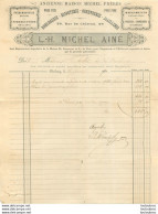 CHERBOURG 1870 L.H. MICHEL AINE HORLOGERIE BIJOUTERIE - 1800 – 1899