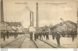 THAON LES VOSGES SORTIE DES OUVRIERS DE LA BLANCHISSERIE ET TEINTURERIE - Thaon Les Vosges