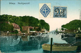NETHERLANDS - WEESP - VECHTGEZICHT - UITG - J.H. VORSELMAN - MAILED - 1920s / STAMPS (17262) - Weesp