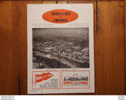 TOURISME ET TRAVAIL  MARS 1960 REVUE DE 12 PAGES - Tourisme & Régions
