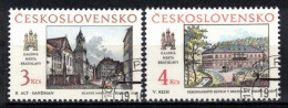 Tchécoslovaquie 1988 Mi 2977-8 (Yv 2781-2), Obliteré - Usados