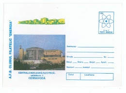 IP 96 - 23 NUCLEAR Power, CERNAVODA - Stationery - Unused - 1996 - Atomenergie