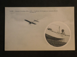 DH14 FRANCE  BELLE CARTE 1927  DE LESSEPS  +AVIATION +NIORT ++ - Aviateurs