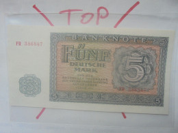 D.D.R 5 MARK 1955 (6 Chiffres) Neuf (B.32) - 5 Deutsche Mark