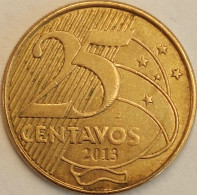 Brazil - 25 Centavos 2013, KM# 650 (#3271) - Brasile