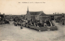 CRÉHEN  L'Eglise Et La Place - Créhen