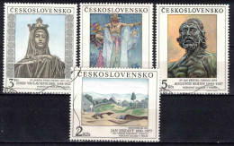 Tchécoslovaquie 1990 Mi 3069-72 (Yv 2869-72), Obliteré - Usados