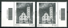 ITALIA / ITALY 2012** - Cattedrale Di Trani - 2 Val. MNH Con Codice A Barre. - Bar-code