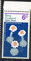 FLO 298 - NOUVELLE ZELANDE N° 568 Neuf** Edelweiss - Unused Stamps