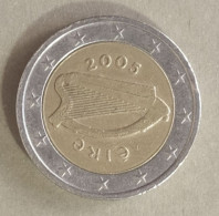 2005 - IRLANDA  - MONETA IN EURO - DEL VALORE DI  2,00  EURO  - USATA - Irland