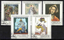 Tchécoslovaquie 1991 Mi 3102-6 (Yv 2902-6), Obliteré - Used Stamps