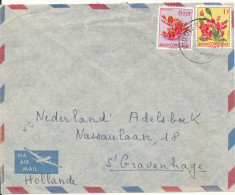 Belgian Congo Air Mail Cover Sent To Denmark 21-12-1954 - Covers & Documents