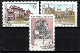 Tchécoslovaquie 1992 Mi 3126-8 (Yv 2925-7), Obliteré - Used Stamps